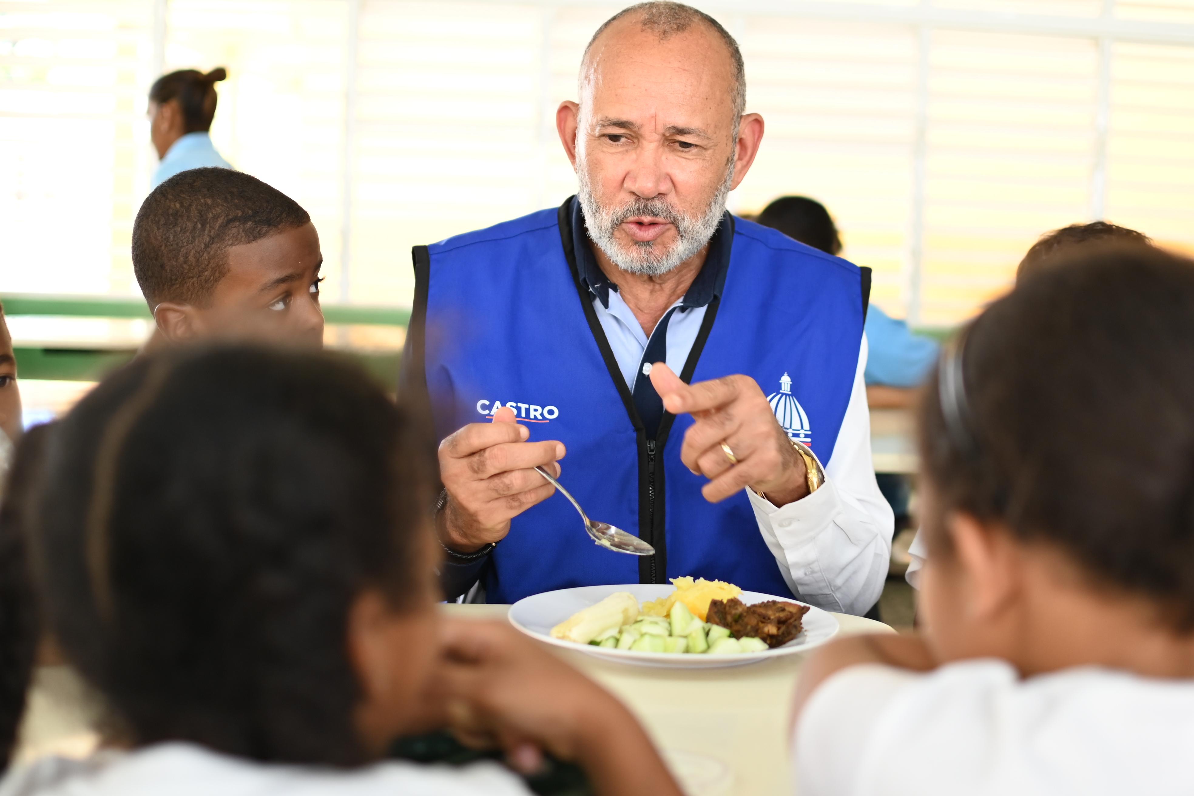 Director de INABIE destaca estabilidad y efectividad de la alimentación escolar rumbo al primer mes de clases